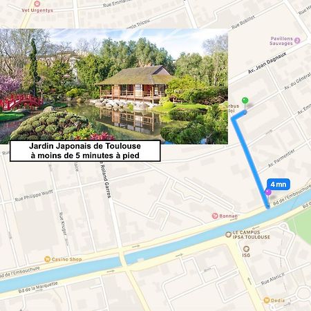 Апартаменти Le Saint Eloi - Studio Avec Parking Toulouse Centre Екстер'єр фото